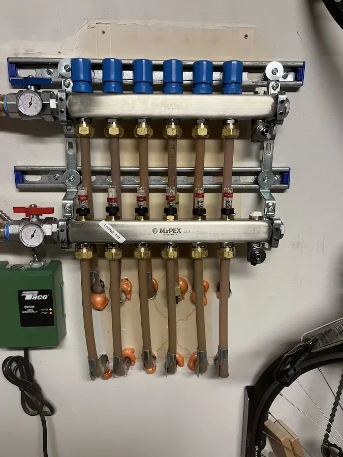 Plumber performing Leak Detection at a residential property in Clairton